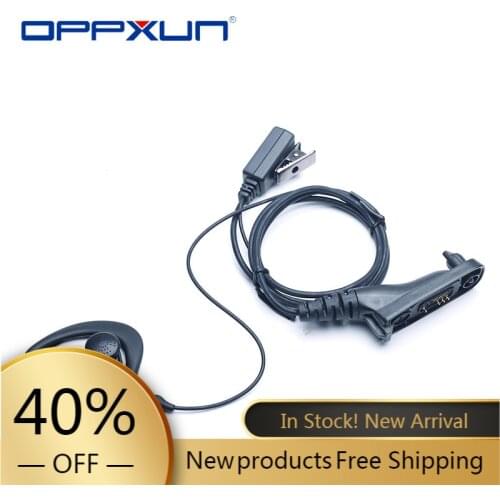 2021 Hot OPPXUN Earpiece Headset PTT Mic for Motorola XIR P8268 P8260 P8200 XPR6550 XPR6300 DP3400 DP3600 Walkie Talkie Radio