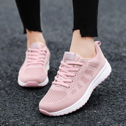 Oversize Summer Wear-resistant Womens Shoes 2020 Running Shoes Woman Sports Shoes Sport Women Pink Sneakers Women Jogging B-479