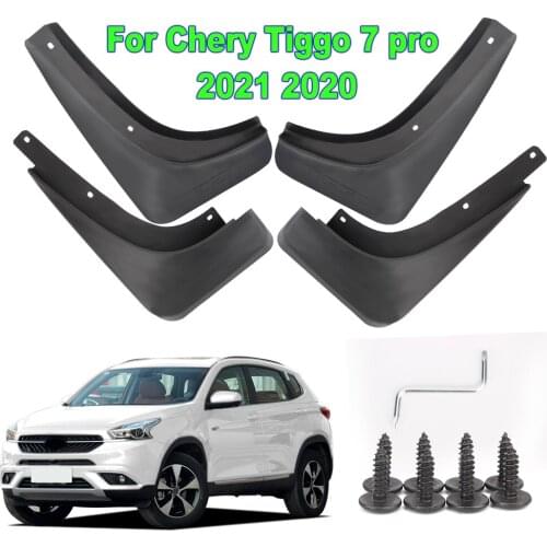 Front Rear Mud Flaps 4pcs/set Splash Guards Car Mudguards Scratch Resistant For Chery Tiggo 7 pro 2020 2021 Auto Accessories