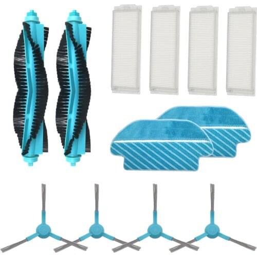 HEPA Filter Roller Brush Mop Pads Cloth for Cecotec Conga 3290 3490 3690 Vacuum Cleaner for Viomi V2 V-RVCLM21B Mijia STYJ02YM