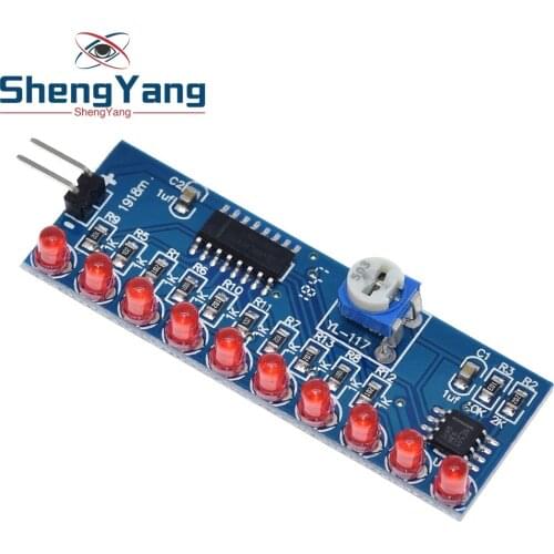 NE555+CD4017 Running LED Flow LED Light Electronic Production Suite DIY Kit