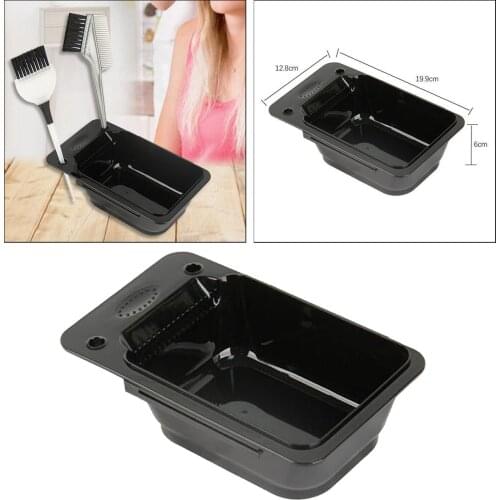 Black Hair Tint Dyeing Coloring Mixing Bowl for Salon Home Barber Hair Care Tint Dying Styling Hairdressing Kit