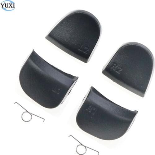 YuXi 1set Replacement Buttons For Sony PlayStation 5 PS5 Controller L1 R1 L2 R2 Trigger Button With Springs