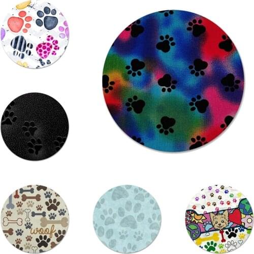 Dog footprint Paw Pattern Icons Pins Badge Decoration Brooches Metal Badges For Backpack Decoration