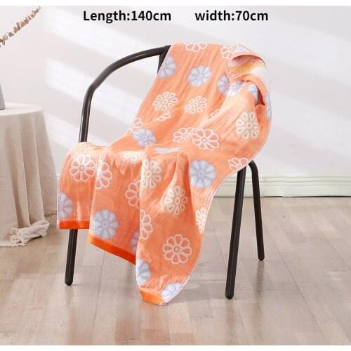 1PCS Four Layers Cotton Gauze Skin-friendly Bath Towel Soft and Comfortable Beach Fashion Quick Dry Wash