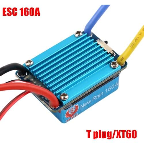 1pcs Waterproof RC Boat 160A ESC 380 Brushed Motor Speed Controller Dual Mode Regulator Band Brake for 1/12 RC Car Wholesale