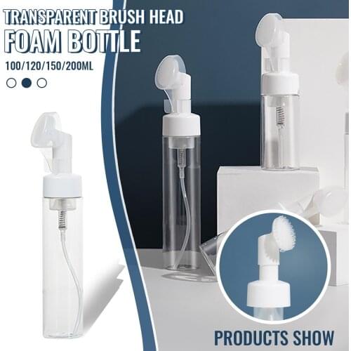 100-200/ml Portable Foam Bottle Empty Pump Transparent Bottle Refill Lotion Lotion Dispenser Hot Koop Refillable Bottles#p4
