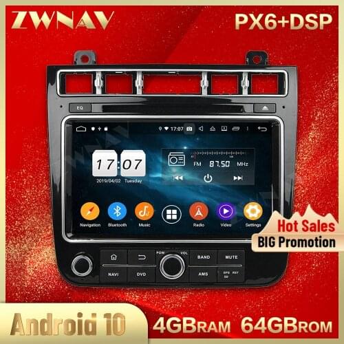 2 din Android 10.0 screen Car Multimedia player For Volkswagen VW TOUAREG 2015 video audio stereo GPS navi head unit auto stereo