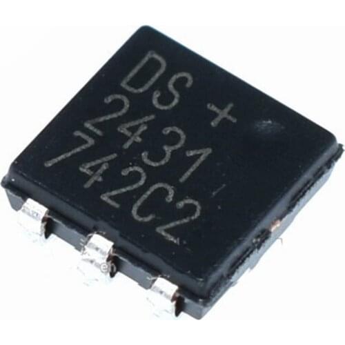 20pcs/lot DS2431P brand new original TSOC-6 patch DS2431P+T chip DS2431