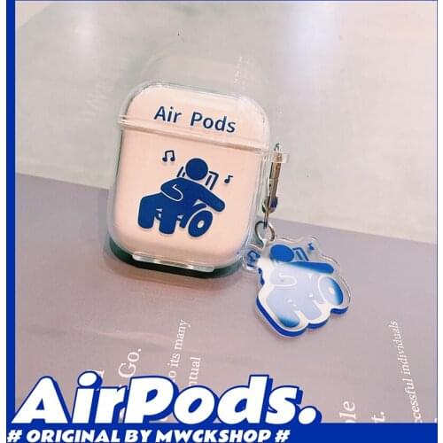 Apple AirPods Earphone Protective Case One, Two and Three Generations of Transparent Soft Shell Cool