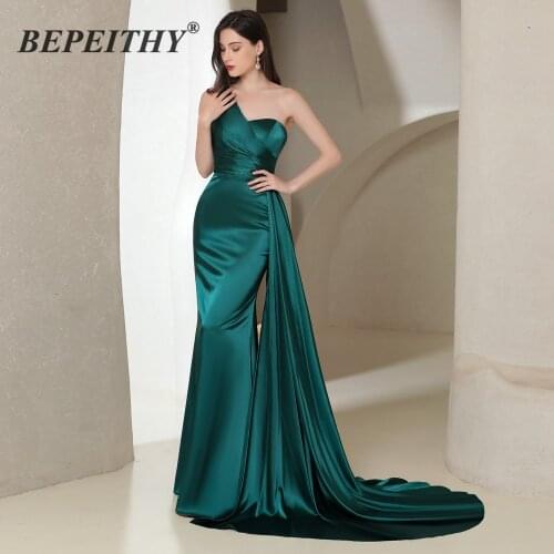 BEPEITHY Womens One Shoulder Evening Dresses