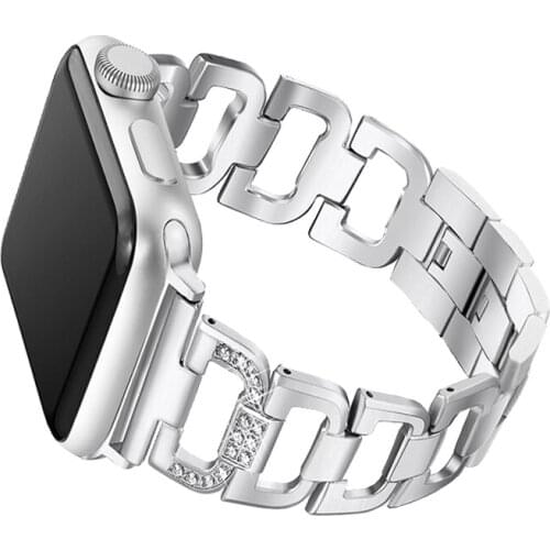 Stainless steel strap pulseira for apple watch band 42mm 38mm apple watch band 44mm 40mm iwatch correa 5/4/3/2/1 metal watchband