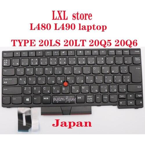 L480 keyboard for Thinkpad laptop L490 TYPE 20LS 20LT 20Q5 20Q6 Japan FRU 01YP510 01YP430 01YP350 01YP270 P/N: SN20P33060 OK