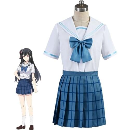 Anime The Detective Is Already Dead Natsunagi Nagisa Cosplay Costume Women Cute Sailor Dress Halloween Uniforms Custom Made