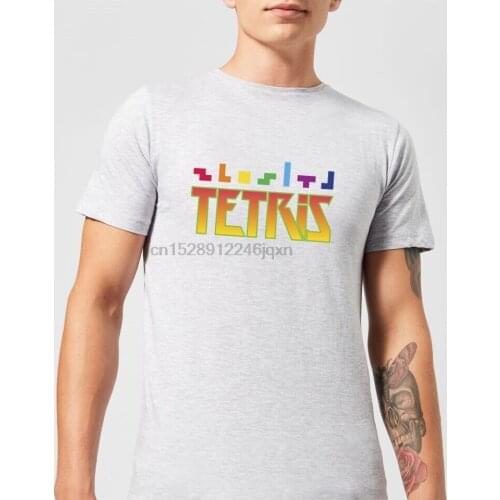 Tetris Multi Blocks MenS T-Shirt - Grey