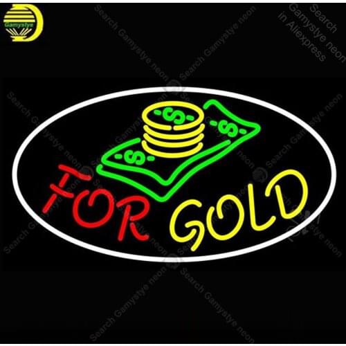 Neon Sign for Cash Logo For Gold Neon Bulb sign handcraft Signboard Hotel Restaurant Neon light bulb sign Light up wall Lamps