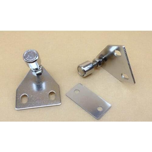 Adjustable Gate Stop of 30 40 Aluminum Parts Triangulation Strong Magnet Small Door Stops Suction Holder 5pcs