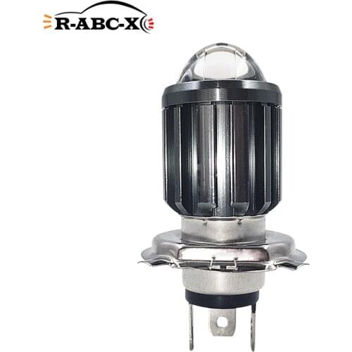 RUIANDSION COB H4 9003 HB2 HS1 P43T BA20D H6 1800Lm Auto Led Light Motor Fog Lamp White+Yellow Switchback 9V-85V 12V 24V 50V 60V