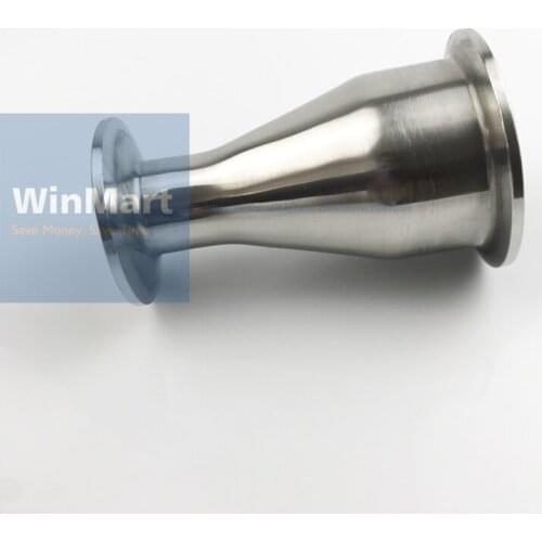 45mm Turn to 19mm Pipe O/D Tri Clamp connection Reducing 304 Stainless Steel Sanitary Reducer Pipe Fitting For Homebrew