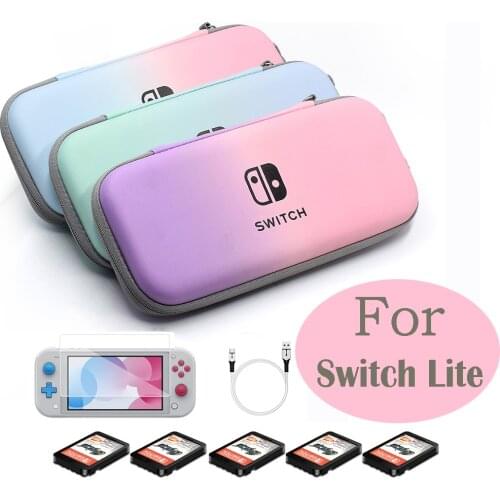 Switch Lite Console Accessories Storage Bag Hand Strip Mesh Pocket Carry Pouch Case With Thumb Grips For Nintendo Switch Lite