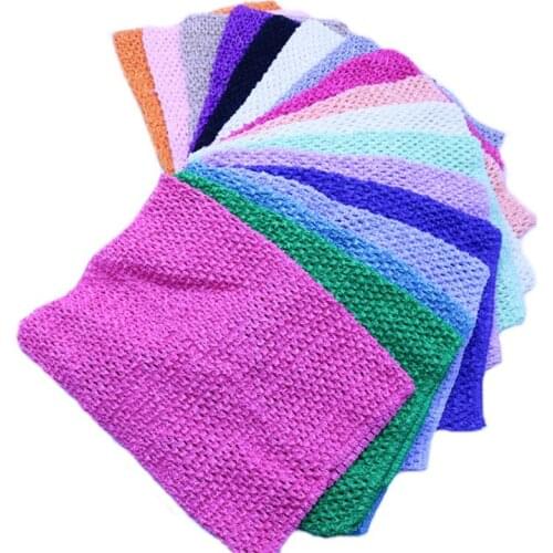 7~10 Years Old Knit Spool Wrapped Chest Tube DIY Sewing Tulle Crochet Tutu Skirt Chest Wrap Fabric Birthday Party Decor Supplies