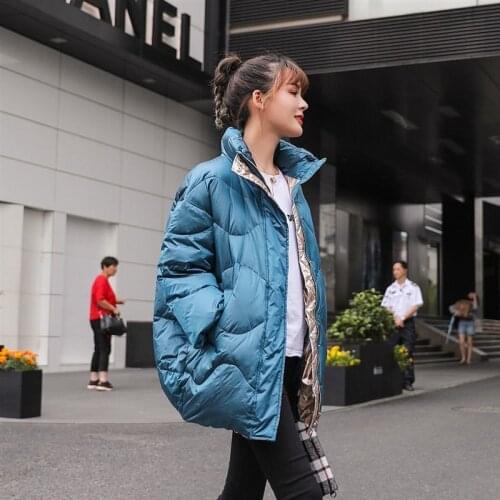 Woman Jacket Parkas Coat Down Cotton-Padded Jacket Womens Short Winter Loose Fashion Casual Cotton-Padded Jacket Veste Femme