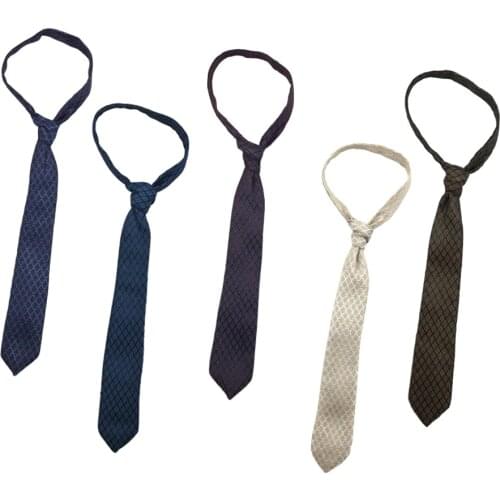 1/6 Scale Males Grid Tie Necktie for 12 inch Action Figures Decoratives