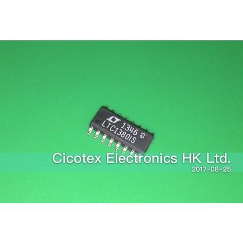 2pcs/lot LTC1380IS#PBF SOP-16 IC MULTIPLEXER 8X1 16SOIC LTC13801S
