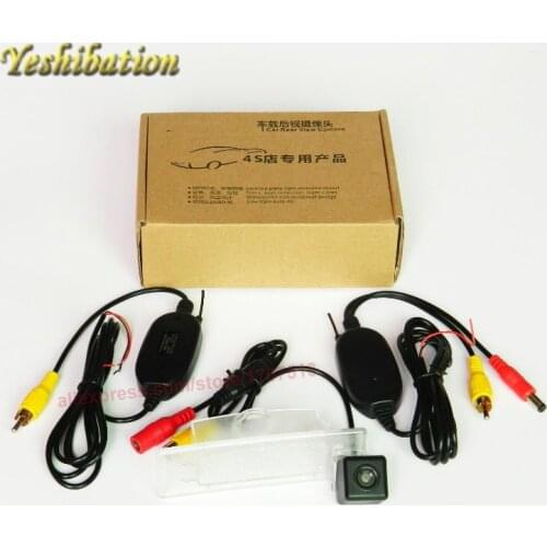 Yeshibation Wireless RCA/AUX Video Transmitter Receiver Kit For KIA K5 Optima 2010~2015 Car DVD Monitor Rear View
