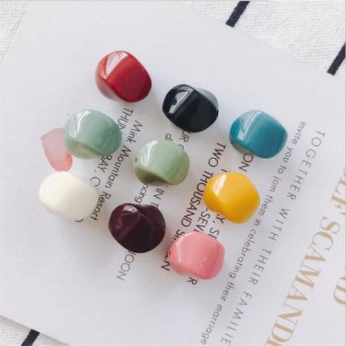 10pcs/lot new creative acylic irregular geometric beads connectors for diy bracelet earrings craft resin jewelry accessories