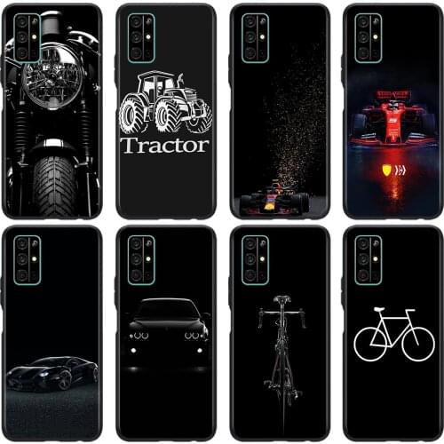 Motorcycle Cars Man Soft TPU Cover For Honor 9 10 X10 9A 9C 9S 9N 10i 10X 9X Lite Pro 5G Phone Case Shell