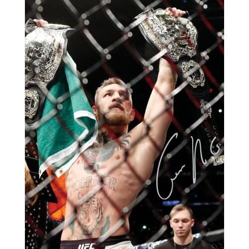 CONOR MCGREGOR SIGNED Art Film Print Silk Poster Home Wall Decor 24x36inch