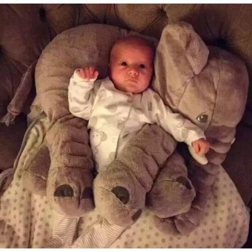 Kids Baby Holiday Christmas Gift Children 60CM One Piece Elephant Plush Toy Pillows PP Cotton Stuffed Baby Soft Elephants Toys