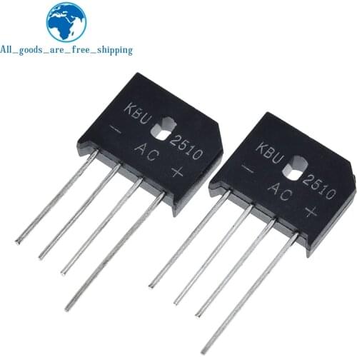5PCS 25A 1000V diode bridge rectifier KBU2510
