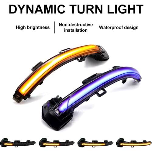 For VW Passat B8 Arteon 2015 2016 2017 2018 2019 Dynamic Blinker LED Turn Signal Light Side Mirror Indicator Sequential