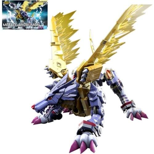 Bandai FIGURE-RISE Digimon Adventure Kids Toys Anime Figures Omegamon Action Figure Collections Assembly Model Dolls Gifts