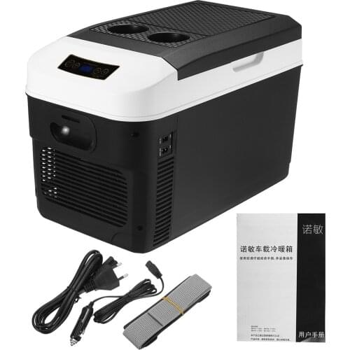 28L DC12/24V Car Home Auto Refrigerator Mini Fridges Freezer Cooler Heater Keep Warm Fresh for Car Home Pinic Camping AC110/220V