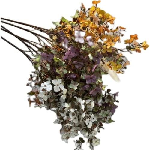 7Pcs Fake Long Stem Appleflower 39“ Length Simlulation Apple Blossom for Wedding Home Decorative Artificial Flowers