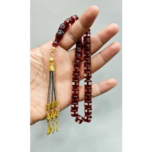 Islamic Tasbih Muslim Rosary Beads 33 Prayer Rosary For Men Bracelet For Men Accessory amber oltu amber stone Handmade Turkey