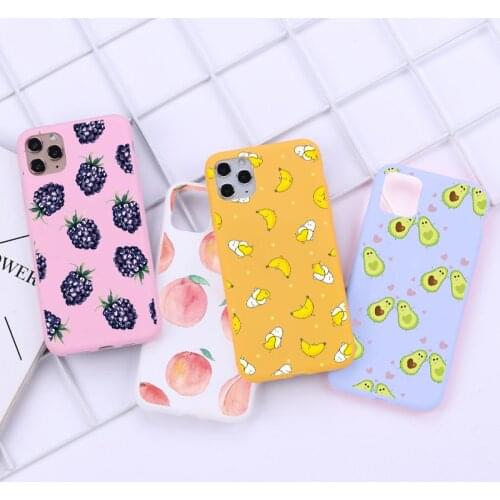 Summer Fresh Fruit Pattern For Xiaomi Poco X3 M3 Mi 10T 9T Pro 9 10 11 Lite A2 Redmi K40 9C Note 5 10 Pro 5G 9 6 Pro Bags Fundas