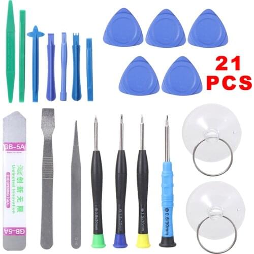 MAYITR 1set High Quality Phone Repair Tool Set Kit Portable 21 in 1 Mobile Phones Spudger Pry Opening Tools For Tablet PC