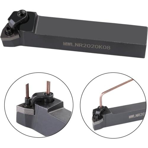 Practical Tough MWLNR2020K08 Stainless Steel Holder Elaborate Wrench Pragmatic Carbide Insert Lathe Turning Tool MWLNR2020K08