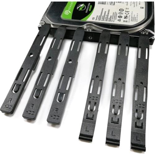 1PC Hard Disk Card Guide Rails 3.5 Inch Mechanical Hard Disk Computer Card Strip Hard Disk Chassis Rail Hard Disk Cage Bracket