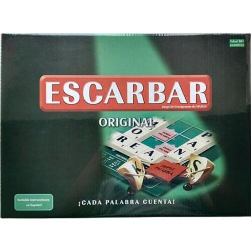 Letter Games Spanish Scrabble Games Brand Puzzle Games Original Word Matching Games CADA PALABRA CUENTA SG-006