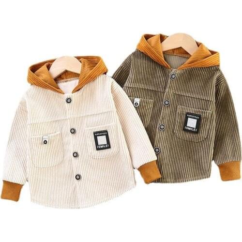 New Spring Autumn Children Fashion Clothes Baby Boys Girls Hooded Jackets Kids Infant Cotton Clothing Toddler Casual Hoodies