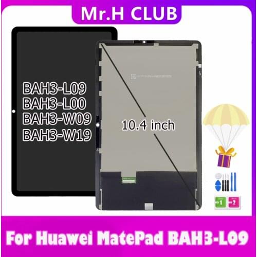 Original 10.4" LCD For HUAWEI MatePad bah3-L09 bah3-w09 bah3-w19 bah3-AL00 LCD Display Touch Screen Digitizer Plane Assembly