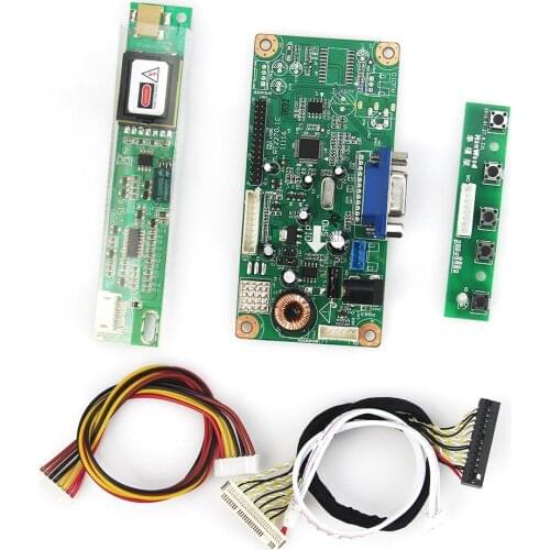 Control Driver Board VGA For LTM185AT01 LVDS Monitor Reuse Laptop 1366x768