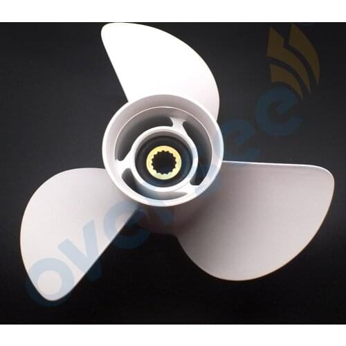 OVERSEE Propeller 6E5-45945-01-EL-00 Size 13 1/4x17-K For Yamaha Outboard Motor Motor 75HP 85HP 90HP 115HP 13-1/4x17 - K