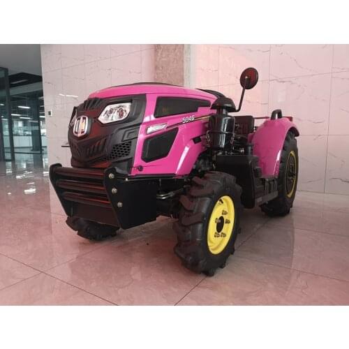 Agricultural Machine Gardenhouse 50HP Orchard Four Cylinder Engine Tractors Four Wheels Tractors