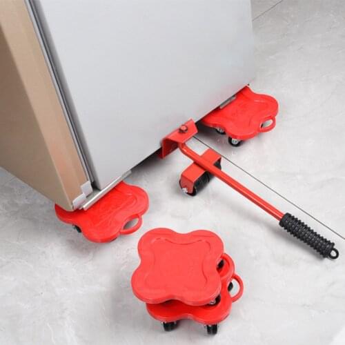 Moves Furniture Tools Transport Shifter Moving Wheel Slider Remover Roller Heavy Bar Mover Device Slider Transporter